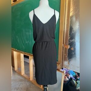 Lanston dress. Elastic waist. Xs. Black.